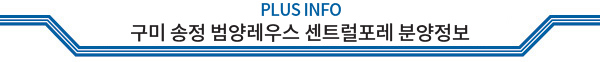 PLUS INFO 구미 송정 범양레우스 센트럴포레 분양정보